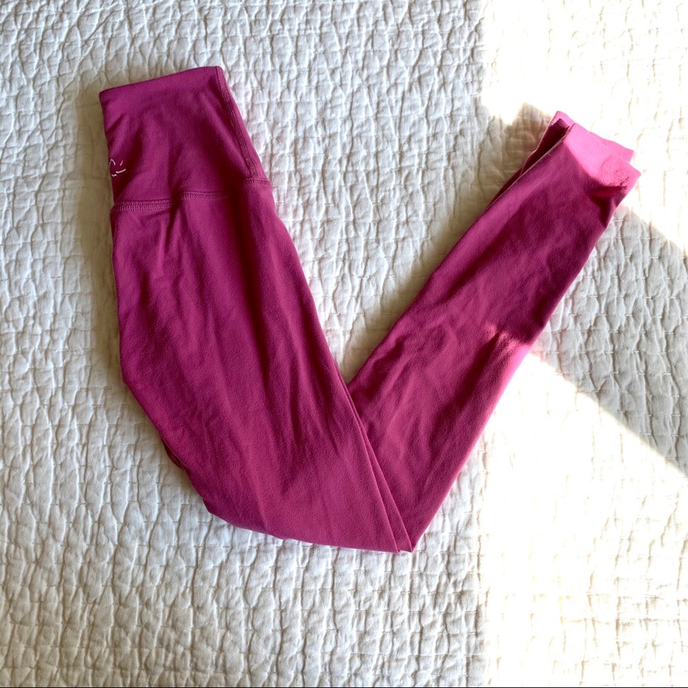 Beyond Yoga Pink High Waist Leggings